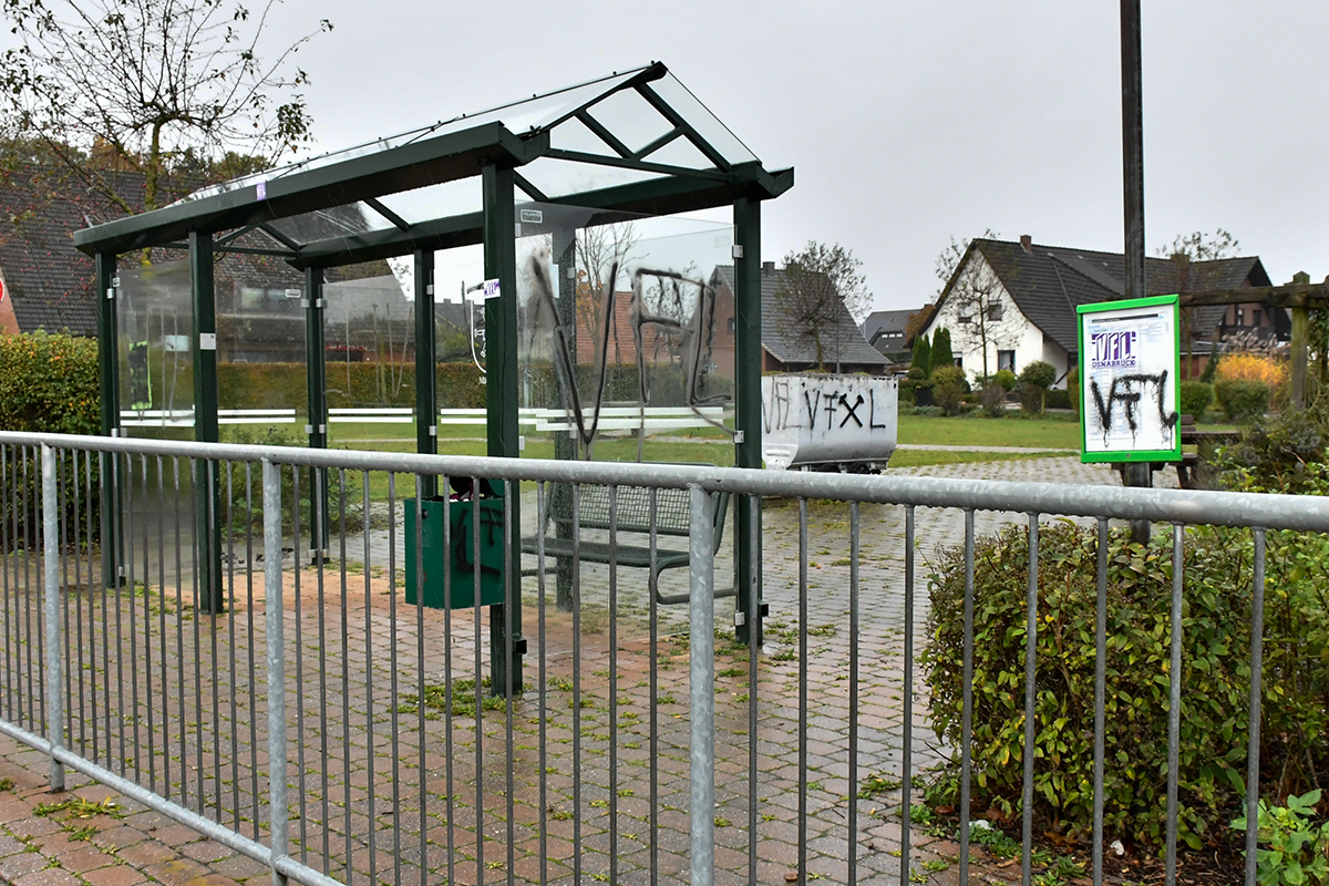 23-Schmierereien in Langenberg