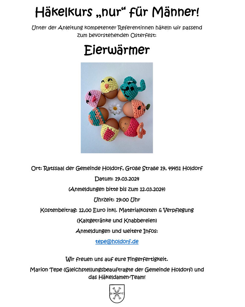 24 Häkelkurs Männer 24 Häkelkurs Männer