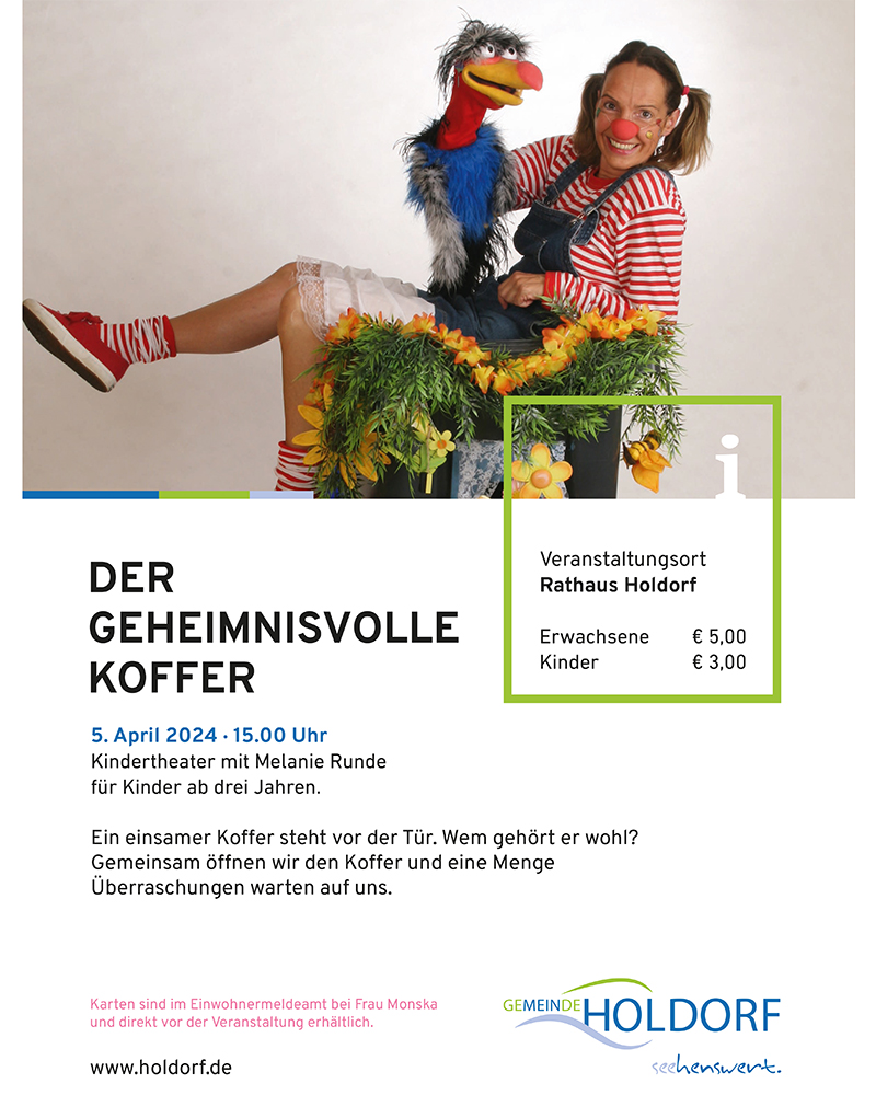 24 Kindertheater Ankündigung