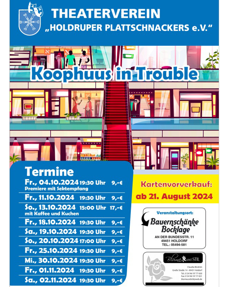 24 Plattschnackers-Koophuus-Meldung