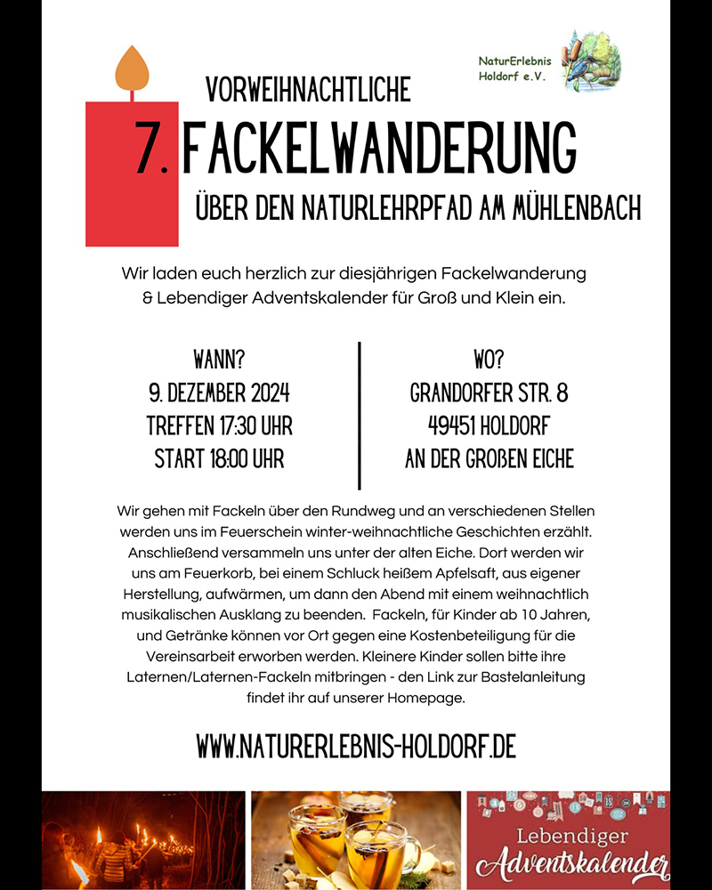 24 NaturErlebnis Fackelwanderung