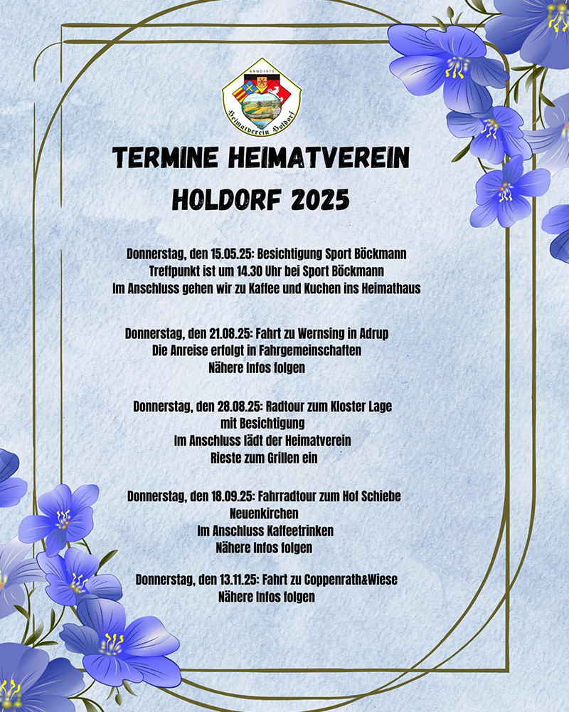 25 Heimatverein Programm 2025