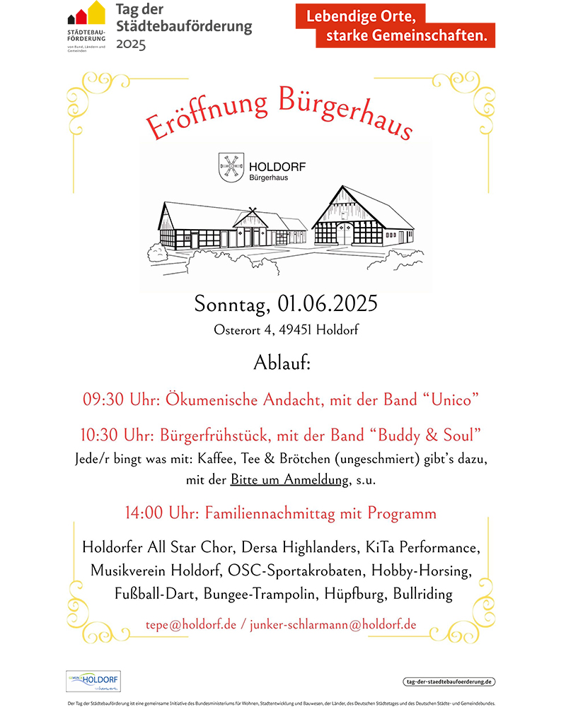 25 Holdorf Plakat Bürgerfest
