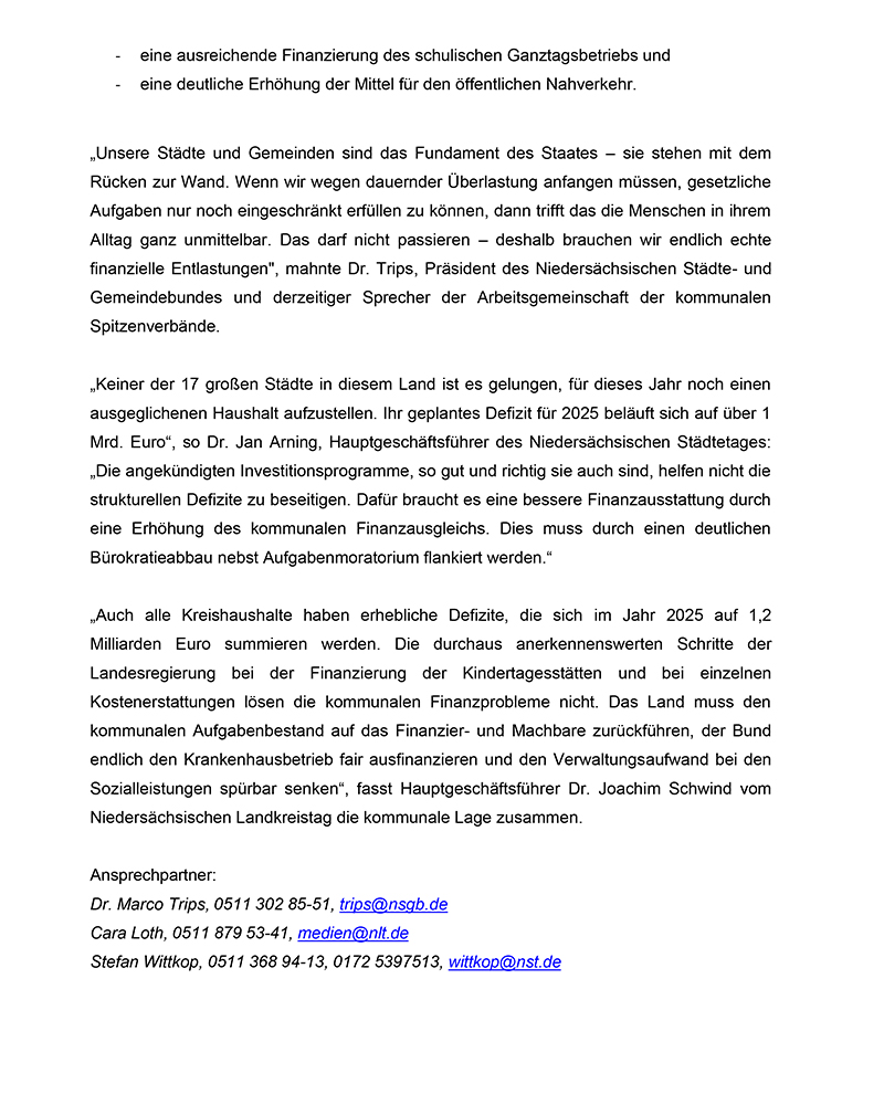 25 Land muss Kommunen entlasten - 002 25 Land muss Kommunen entlasten - 002